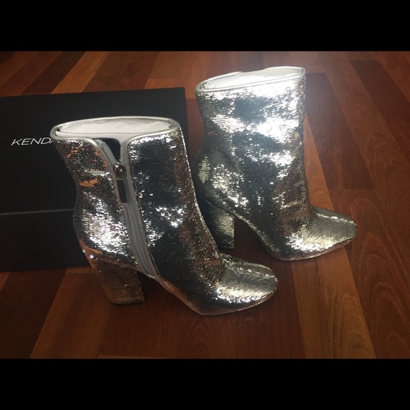 Kendall + Kylie sequinned boots. Never worn. - Picture 2 of 5
